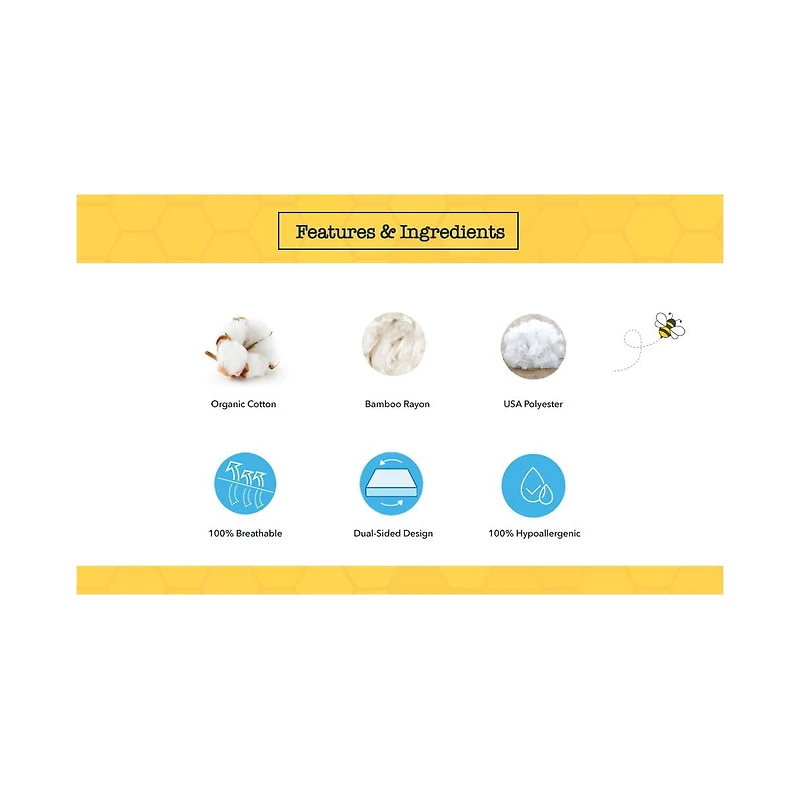 Nature Bee Organic's Baby Deluxe Breathable Crib Mattress