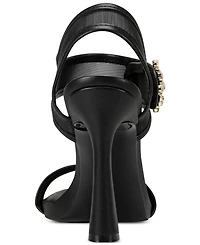 Karl Lagerfeld Paris Women's Celida Mesh Ankle Strap Dress Sandals