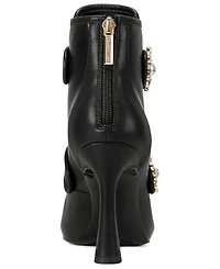 Karl Lagerfeld Paris Women's Dimitra Peep Toe Booties