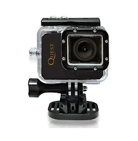 Pyle Sound Around Gear Pro Quest Wi-Fi Action Cam 1080p Video 16MP Camera 2.0'' Lcd Display Waterproof Case Remote GDV995BK