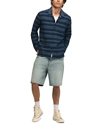 Lucky Brand Men's Long-Sleeve Indigo Pattern Shirt