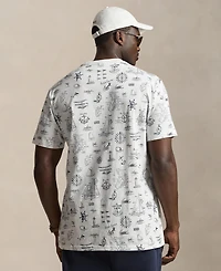 Polo Ralph Lauren Men's Big & Tall Nautical Print Jersey T-Shirt