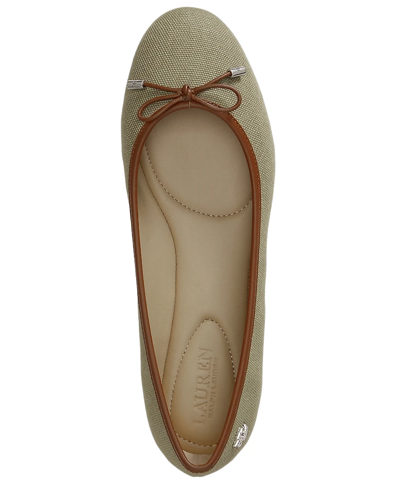 Lauren Ralph Women's Jayna Nappa Leather Flats