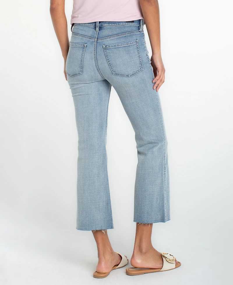 Liverpool Los Angeles Women's Hannah Crop Flare Leg Jeans