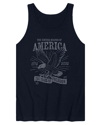Airwaves Men's America Eagle Sleeveless Graphic Tank T-shirts