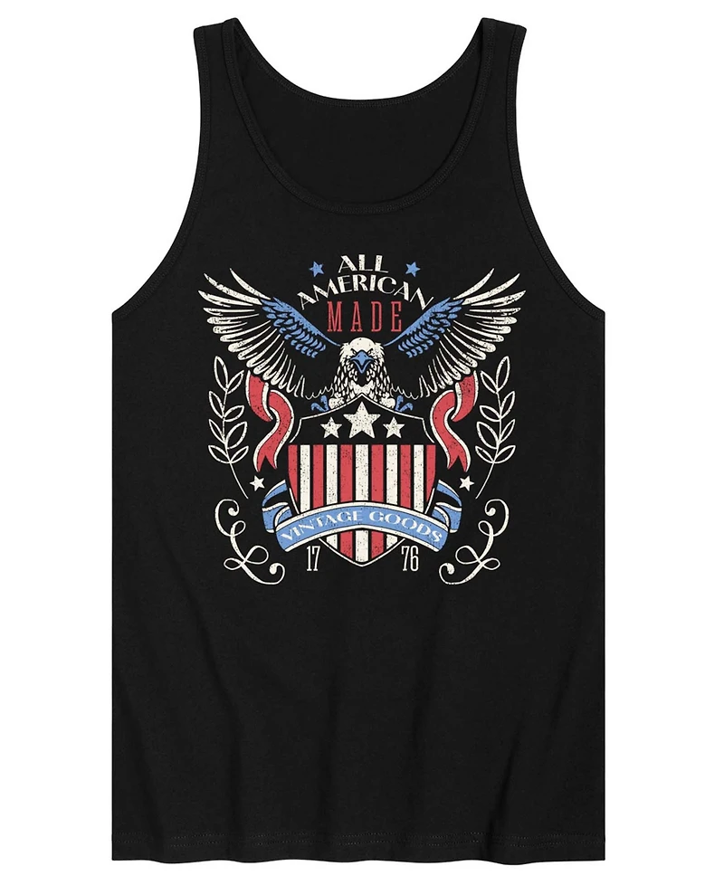 Airwaves Men's All American Vintage Goods Sleeveless Graphic Tank T-Shirts