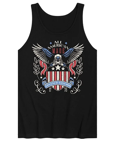 Airwaves Men's All American Vintage Goods Sleeveless Graphic Tank T-Shirts