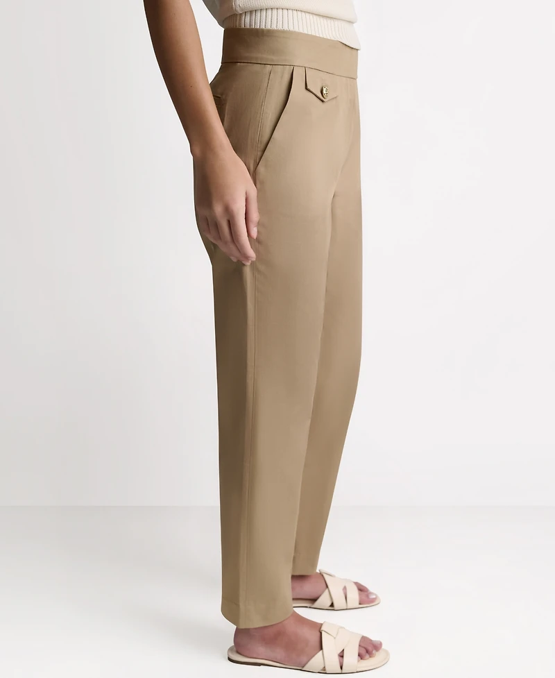 Bcbg Women's Straight-Leg Mid-Rise Pants