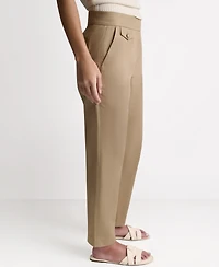 Bcbg Women's Straight-Leg Mid-Rise Pants