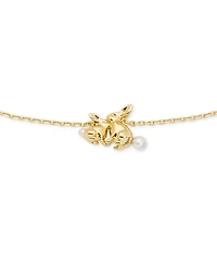 kate spade new york Gold-Tone Love You, Mom Bunny Bracelet