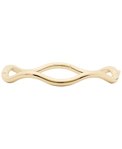 kate spade new york Gold-Tone Wave Thin Bangle Bracelet