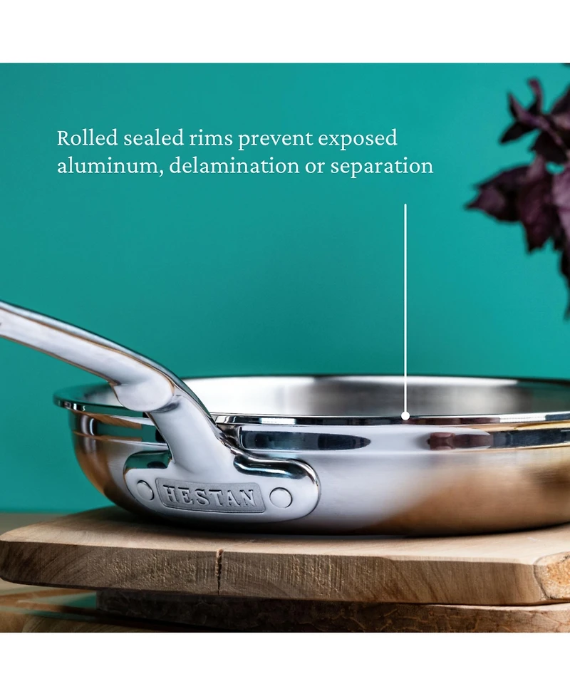 ProBond Clad Stainless Steel 8.5" Open Skillet