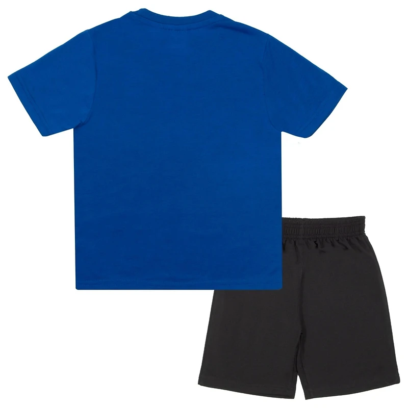 Minecraft Creepers Pattern Little Boys 2 Piece T-Shirt and Short Set