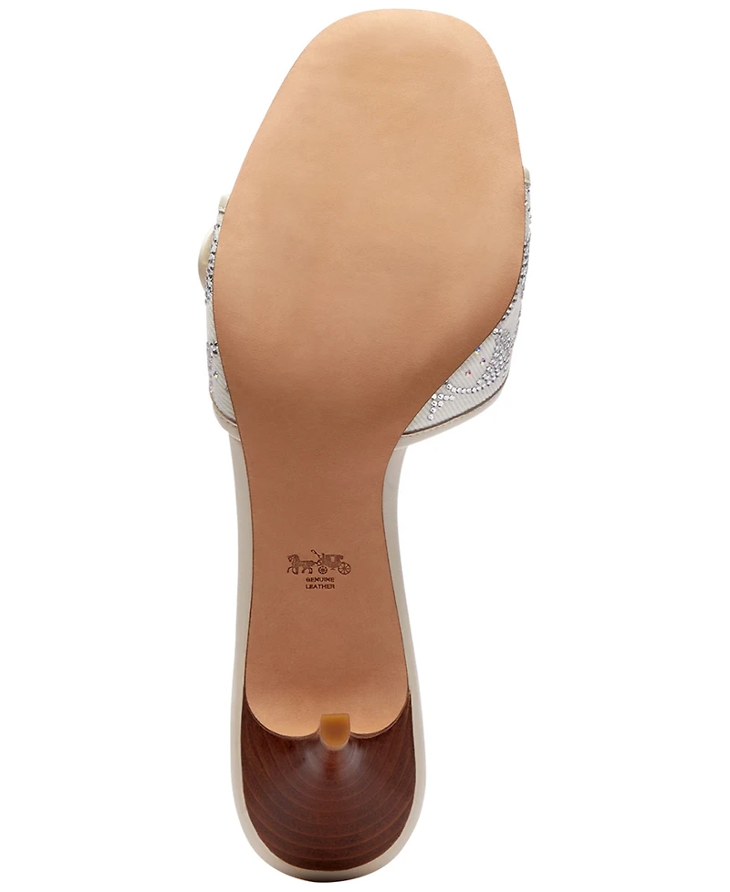 Coach Women's Margot Signature Jacquard Slip-On Sandals