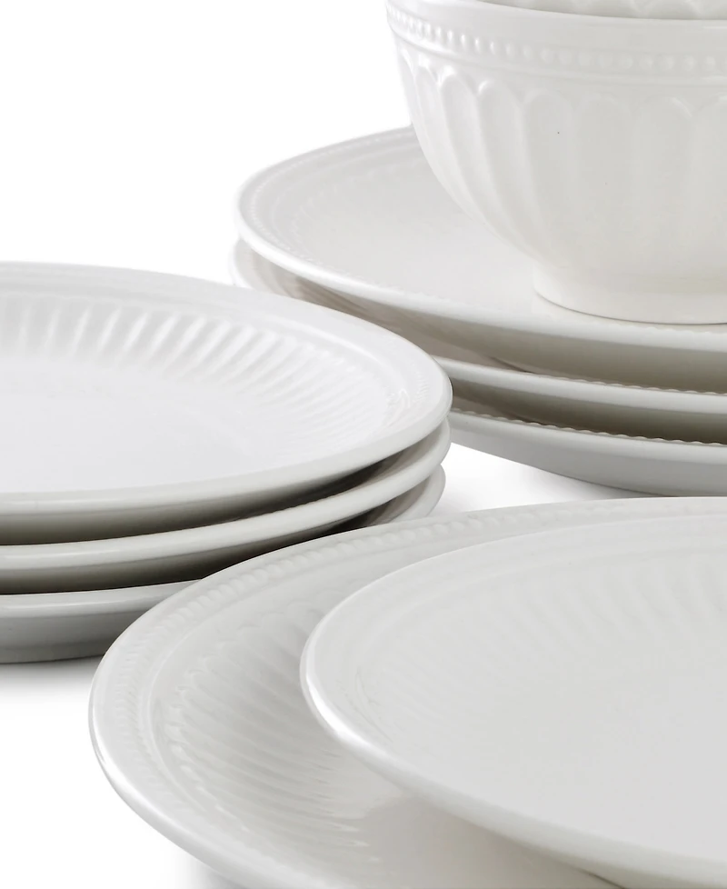 Elama Gabriella 12-Piece Dinnerware Set, Service For 4