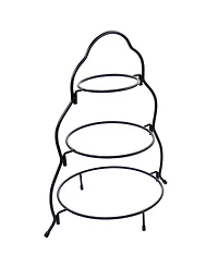 Elama 3-Tiered Round Plate Server