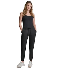 Dkny Sport Women's Balance Compression 2.0 Mid-Rise Joggers