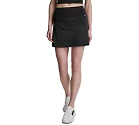 Dkny Sport Women's Side Pocket Logo Skort