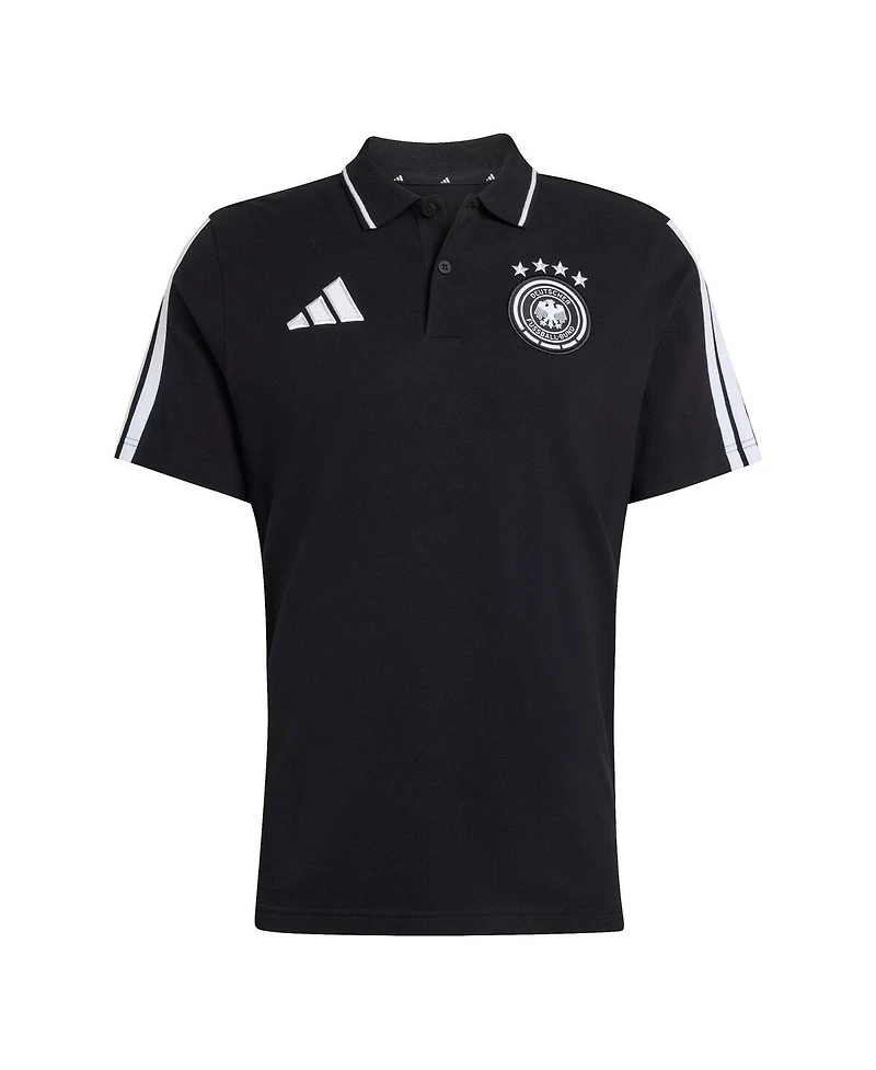 Adidas Men's Black Germany National Team 2026 World Cup Alphaskin Polo Shirt