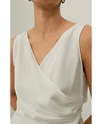 Lilysilk Women's Elise V-Neck Top
