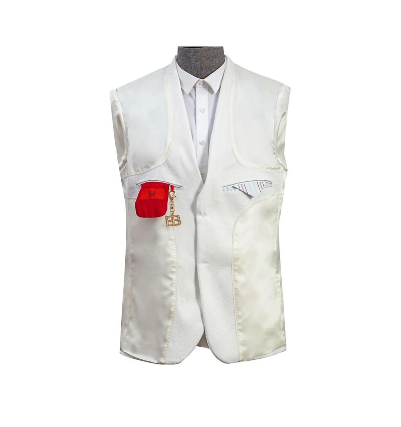 Elie Balleh Men's Slim Fit Solid Blazer Sports Coat