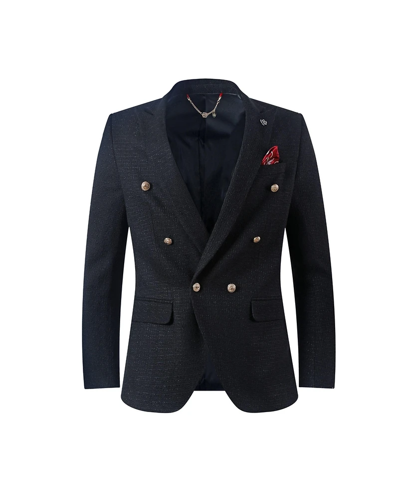 Elie Balleh Men's Slim Fit Classic Waffle Weave Sport Coat