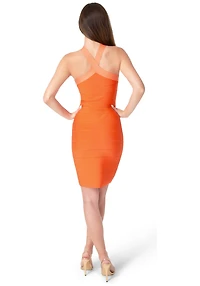 Bebe Women's Halter Bandage Dress