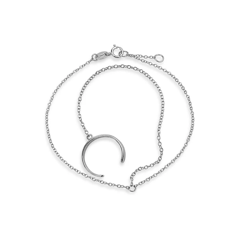 Bling Jewelry Trendy Delicate Chain Link Bracelet 14K
