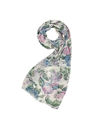 Fable England Women's Hydrangea Light Weight Scarf