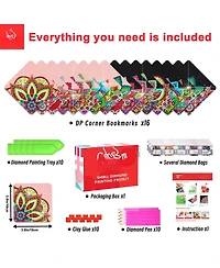 Gnuadz Painting Bookmark Rhinestone Diy Embroidery Gift