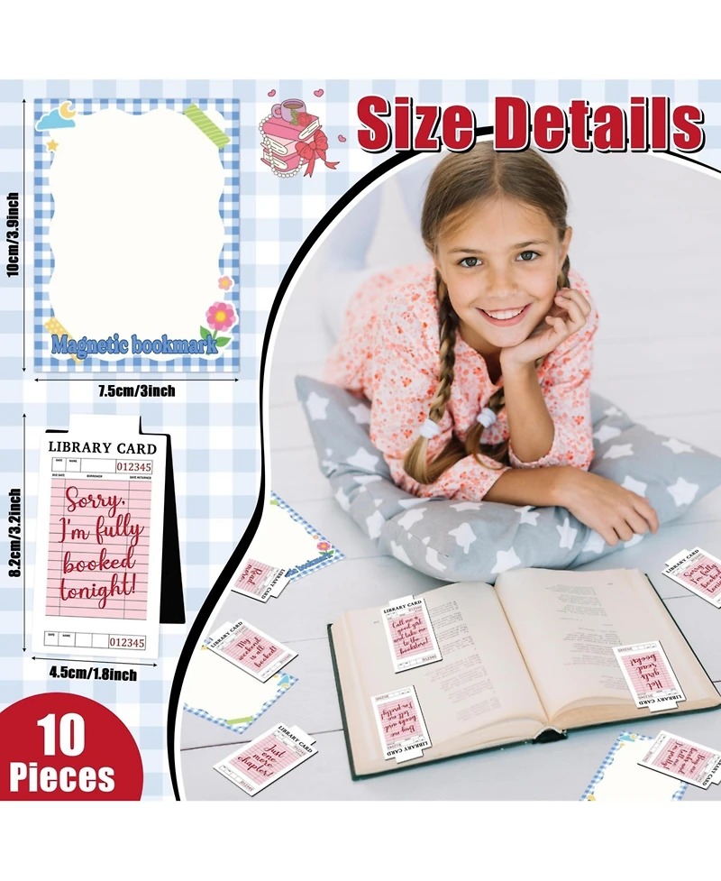 Gnuadz Reading Bookmarks Women Magnetic Clips Gift