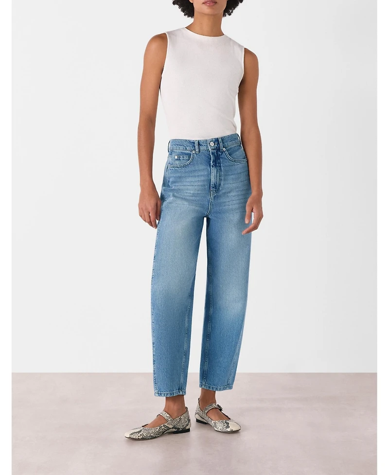 Whistles Women's Authentic Barrel Leg Jean