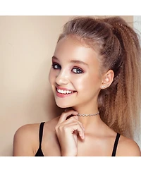 Bling Jewelry American Usa Patriotic Celestial Rock Star Super Stars Thin Collarbone Necklace Adjustable