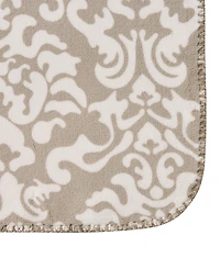 Tahari Home Olivia Reversible Printed Plush Throw, 50" x 70"
