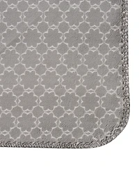 Tahari Home Cleo Reversible Printed Plush Throw, 50" x 70"