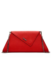 Susu Red Clutch Bag Leather Clutch Purse Crossbody Evening Purse Unique Women's Red Handbag