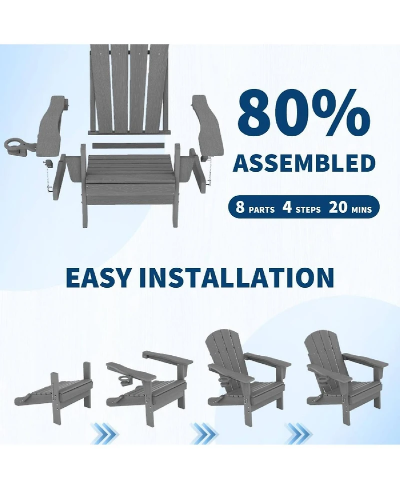 Xo Piece All Weather Resistent Outdoor Patio Chair