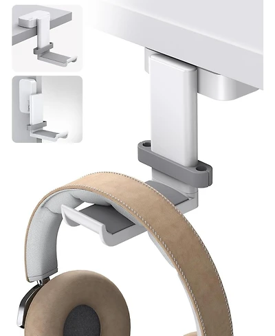 Lamicall Sticky Headphone Stand - 360 Degree Rotation Earphone Adhesive Hook Holder Mount