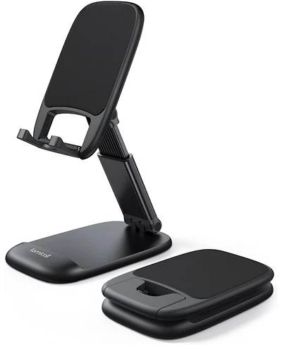 Lamicall Foldable Mobile Phone Holder, Desk Stand Compatible with iPhone 11-17 Series (Pro / Pro Max Plus Air)