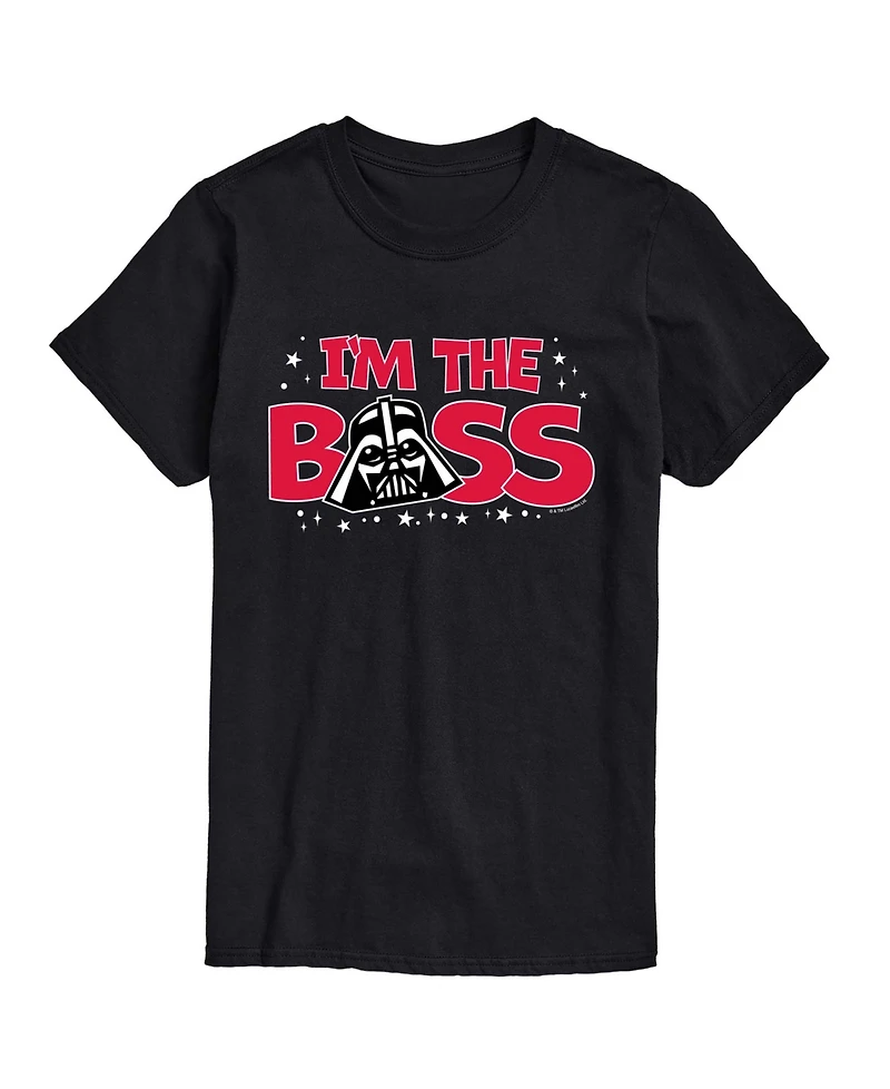 Airwaves Men's Vader Im The Boss Short-Sleeve Graphic T-Shirt