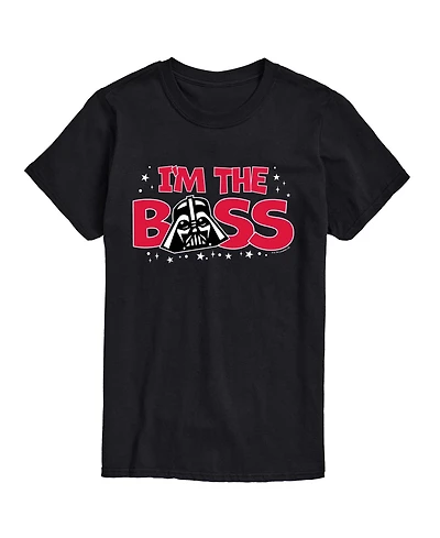 Airwaves Men's Vader Im The Boss Short-Sleeve Graphic T-Shirt