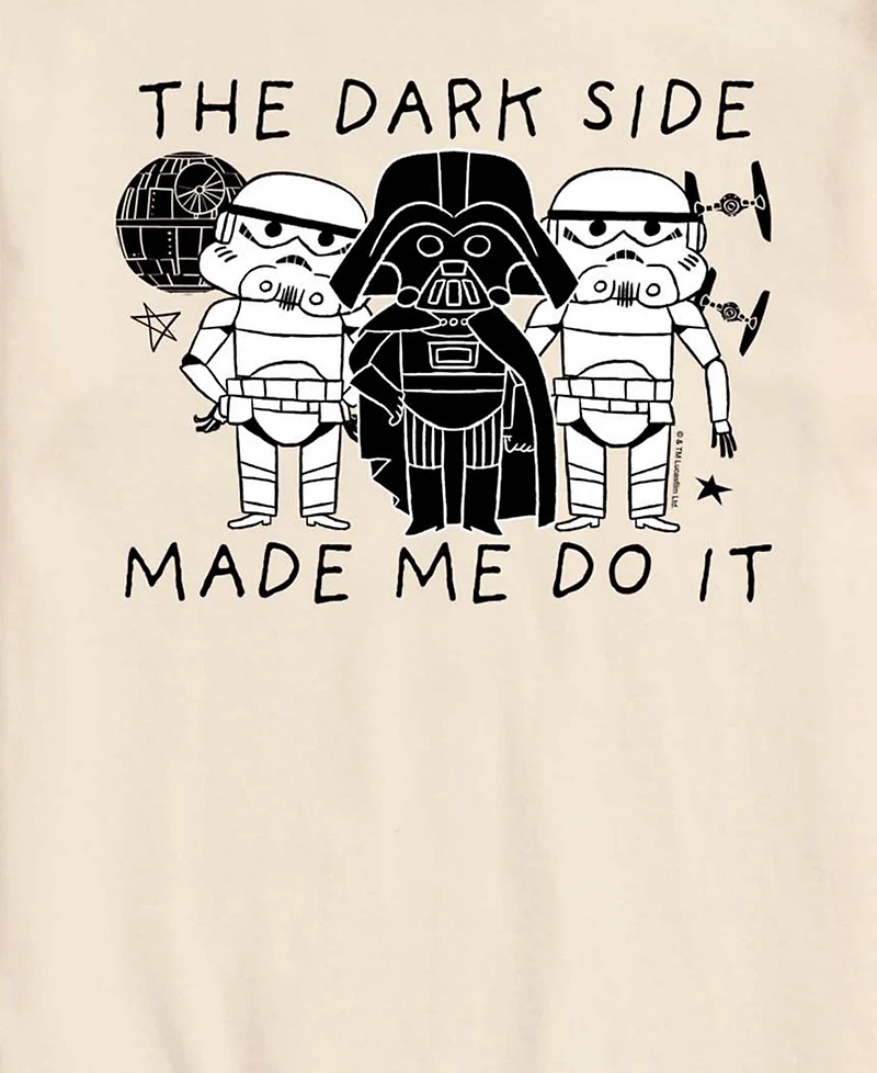 Airwaves Men's The Dark Side Made Me Do It Short-Sleeve Graphic T-Shirt