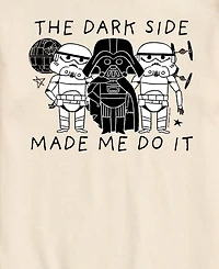 Airwaves Men's The Dark Side Made Me Do It Short-Sleeve Graphic T-Shirt