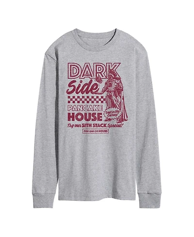Airwaves Men's Dark Side Pancake House Long-Sleeve Graphic T-Shirt