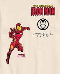 Airwaves Men's Iron Man Invincible Short-Sleeve Graphic T-Shirt