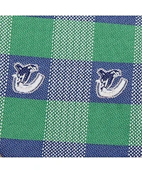 Eagles Wings Men's Vancouver Canucks Woven Poly Check Tie