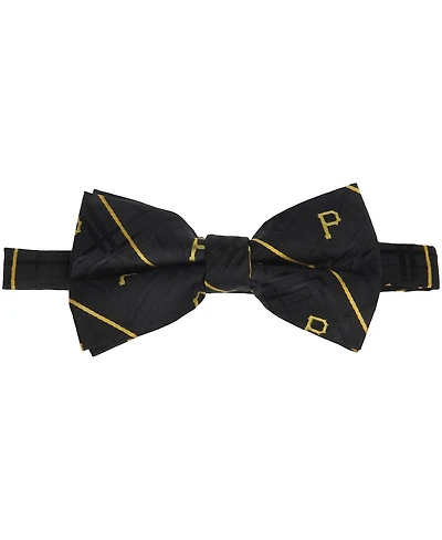 Eagles Wings Men's Black Pittsburgh Pirates Oxford Bow Tie