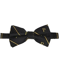 Eagles Wings Men's Black Pittsburgh Pirates Oxford Bow Tie