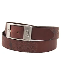 Eagles Wings Men's Oklahoma Sooners Brandish Leather Belt