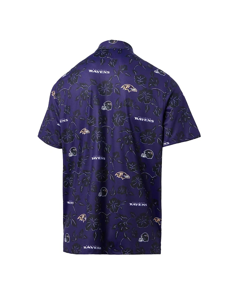 Reyn Spooner Men's Purple Baltimore Ravens Pua Performance Polo Shirt